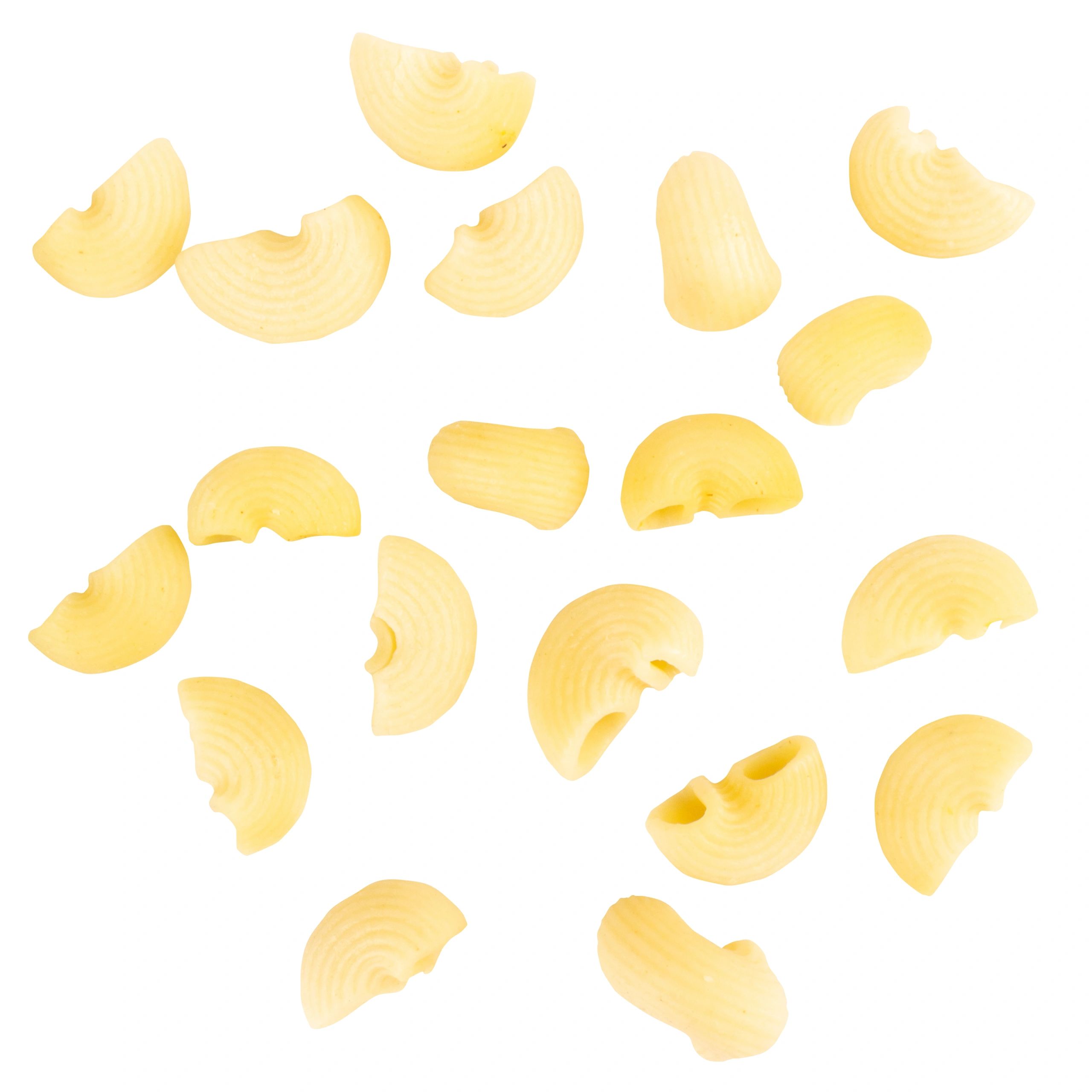 Granora foxtail millet macaroni packshot on light background