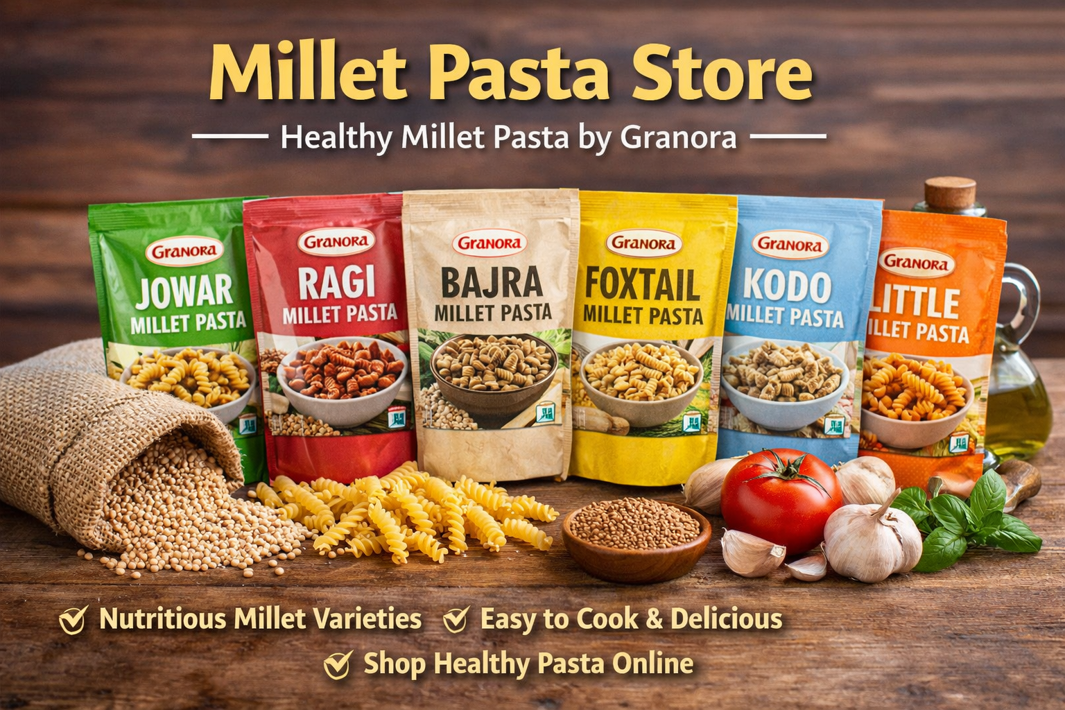 millet pasta store